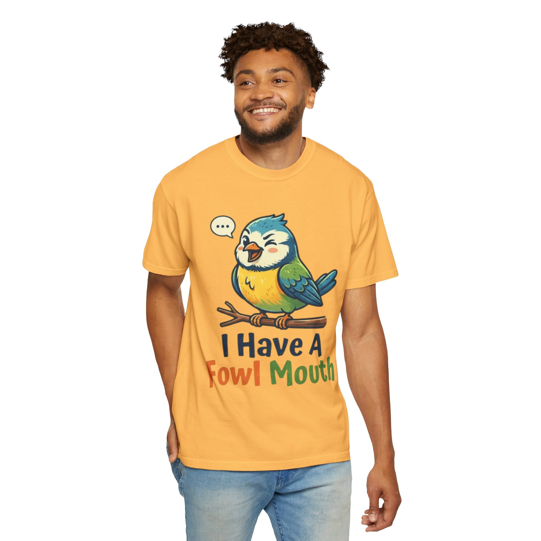 "Fowl Mouth" Unisex Garment-Dyed Tee