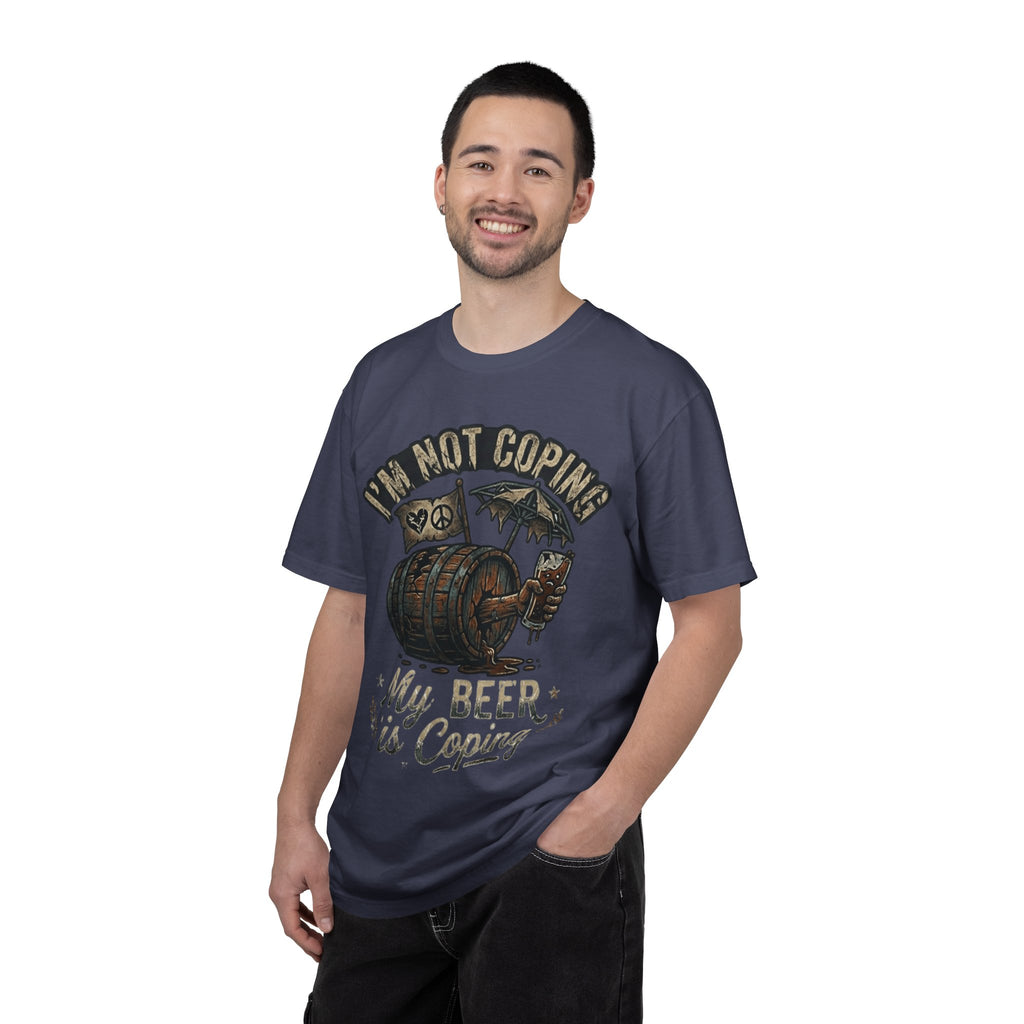 "Beer is Coping" Unisex Garment-Dyed Tee