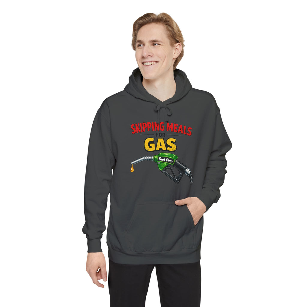 My Gas Diet Plan | Garment-Dyed Hoodie — AttitudeShirts