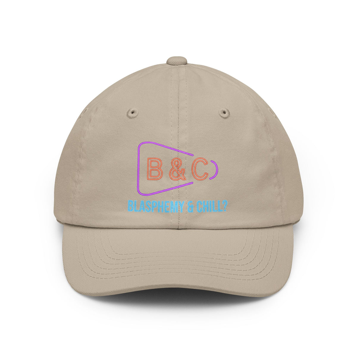 Color: Stone | Good Book Series Blasphemy & Chill Dad Hat