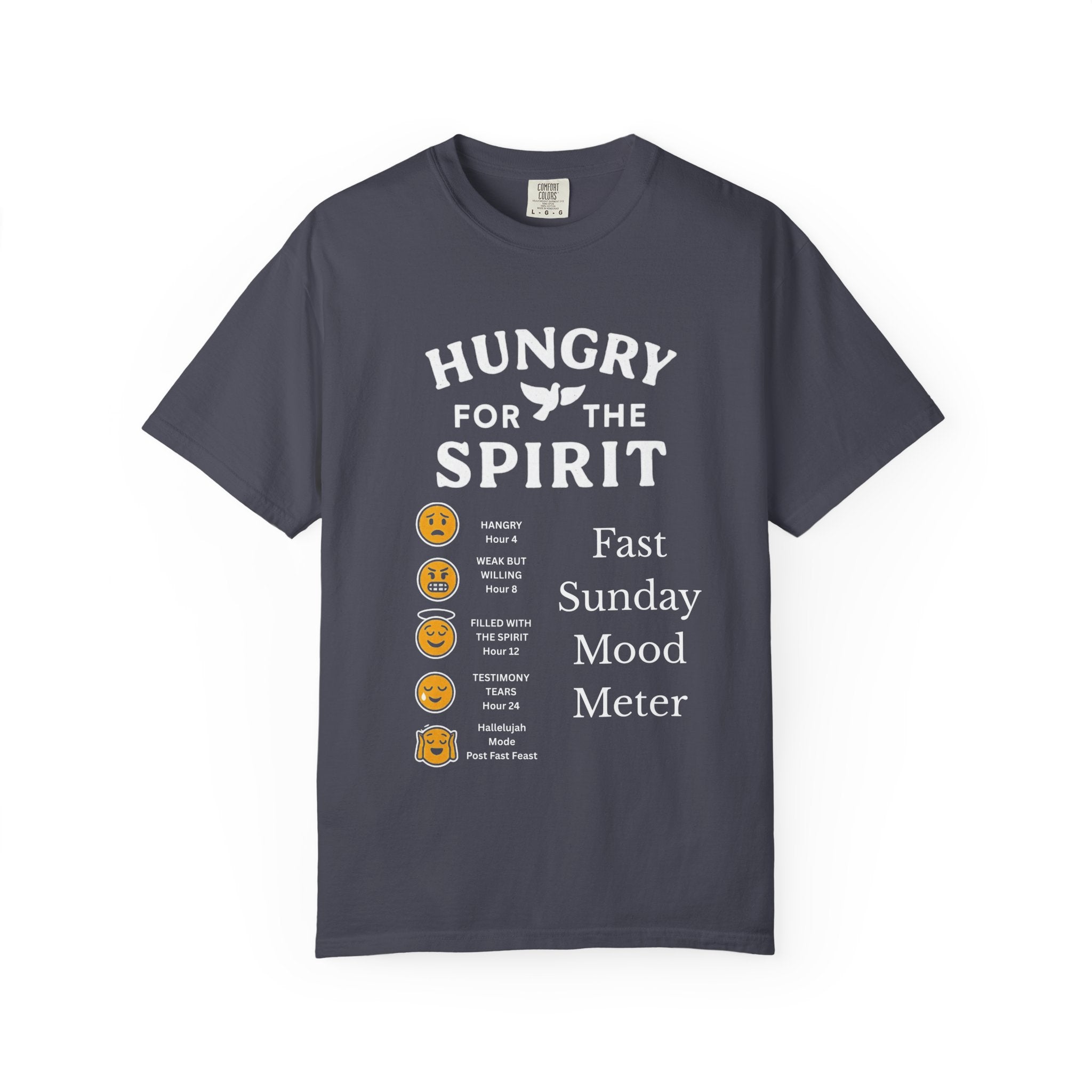 "Fast Sunday Mood Meter" Unisex Garment-Dyed T-shirt