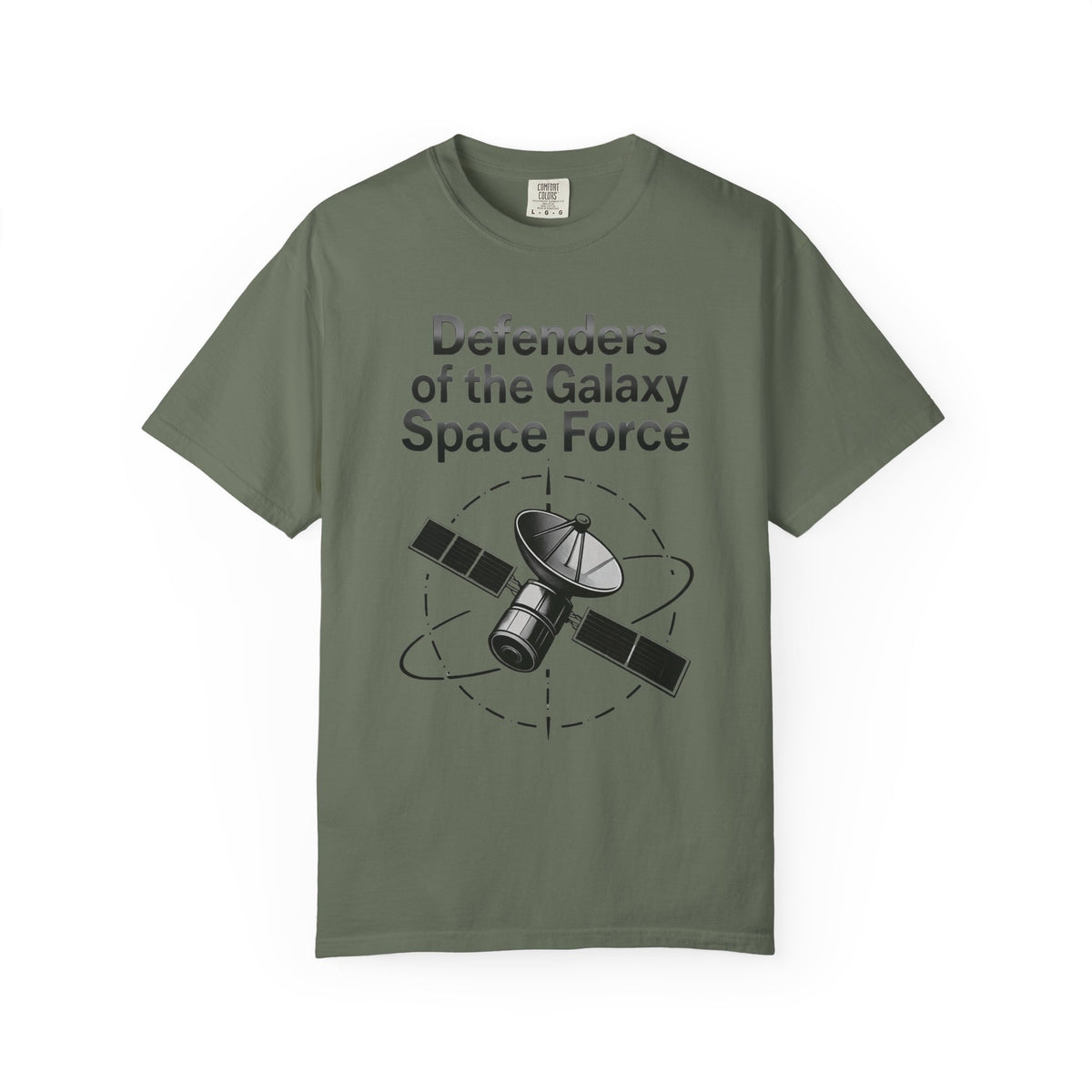 Color: Moss | Defenders of the Galaxy Unisex Garment-Dyed T-shirt