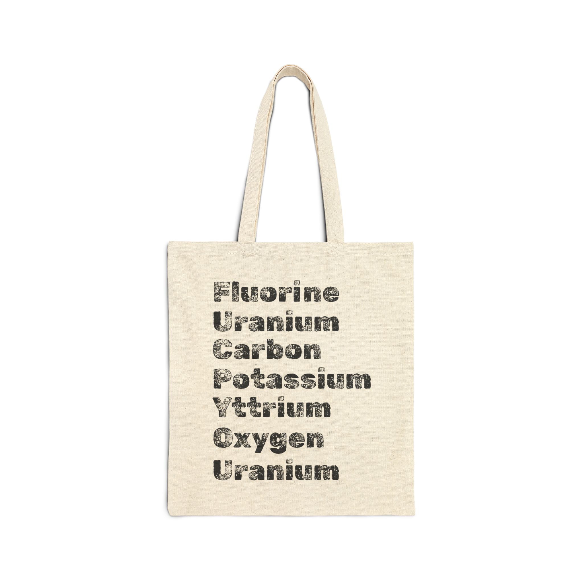 The "Elemental Attitude" Canvas Tote