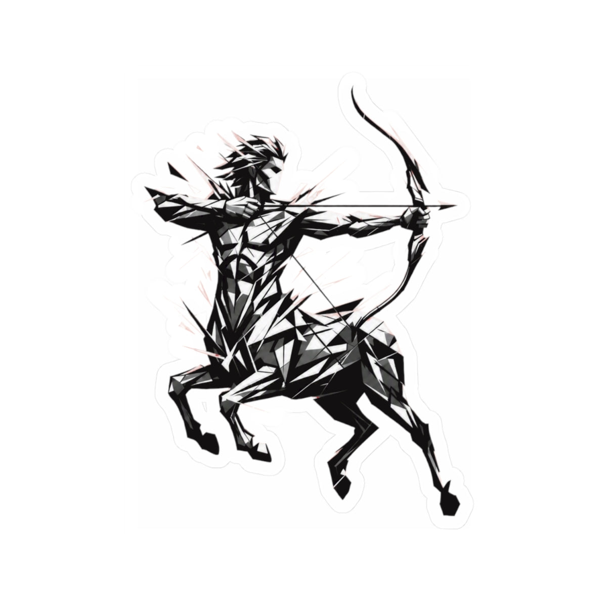 "Sagittarius The Archer Centaur" Sticker