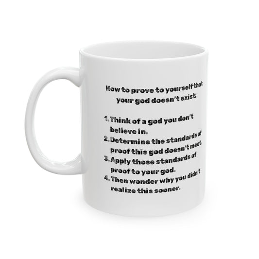 "Good proof" White Ceramic Mug