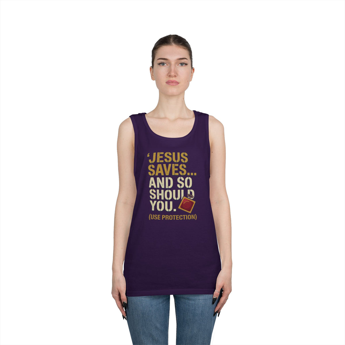 "Good Book Series Jesus Saves and So Should You" Tank Top