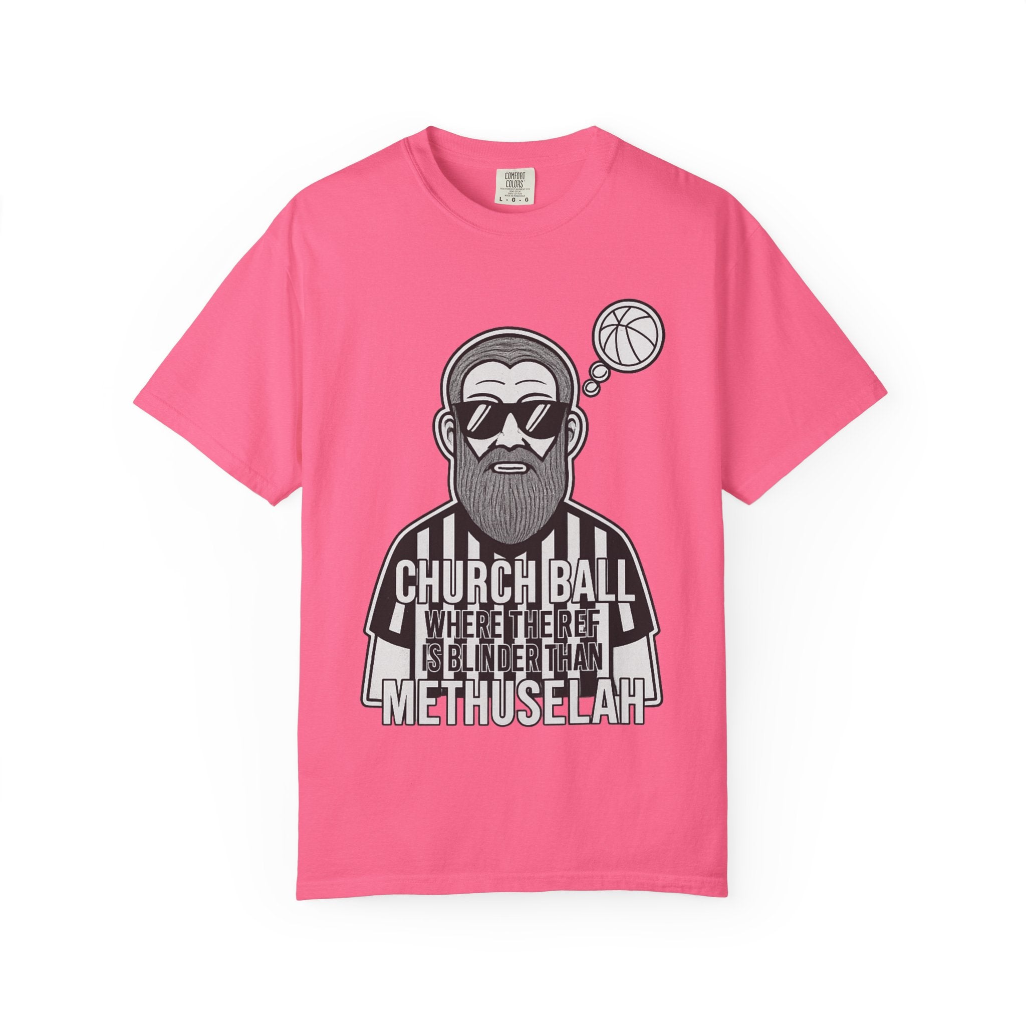 "Church Ball: Blinder Than Methuselah" Unisex Garment-Dyed T-shirt