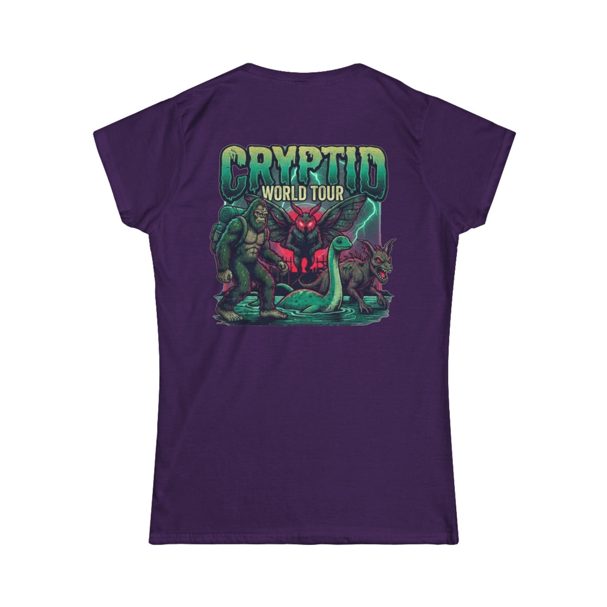 "Puzizia (Global-Cryptid Mashup) Cryptid World Tour" Women's Tee