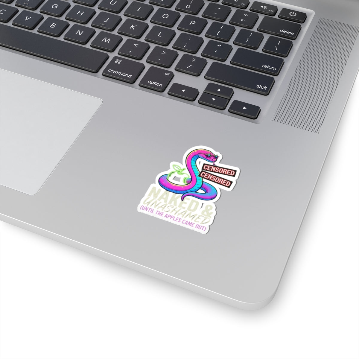 "Good Book Series Naked & Unashamed" Sticker — Main