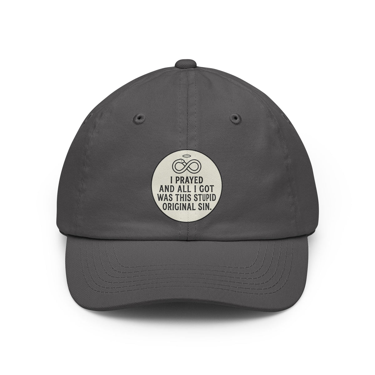 Color: Charcoal | Good Book Series Original Sin Dad Hat