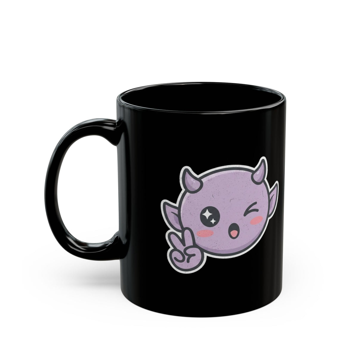 "Good Book Series He Called Them Out Of Me" Black Ceramic Mug — Graphic