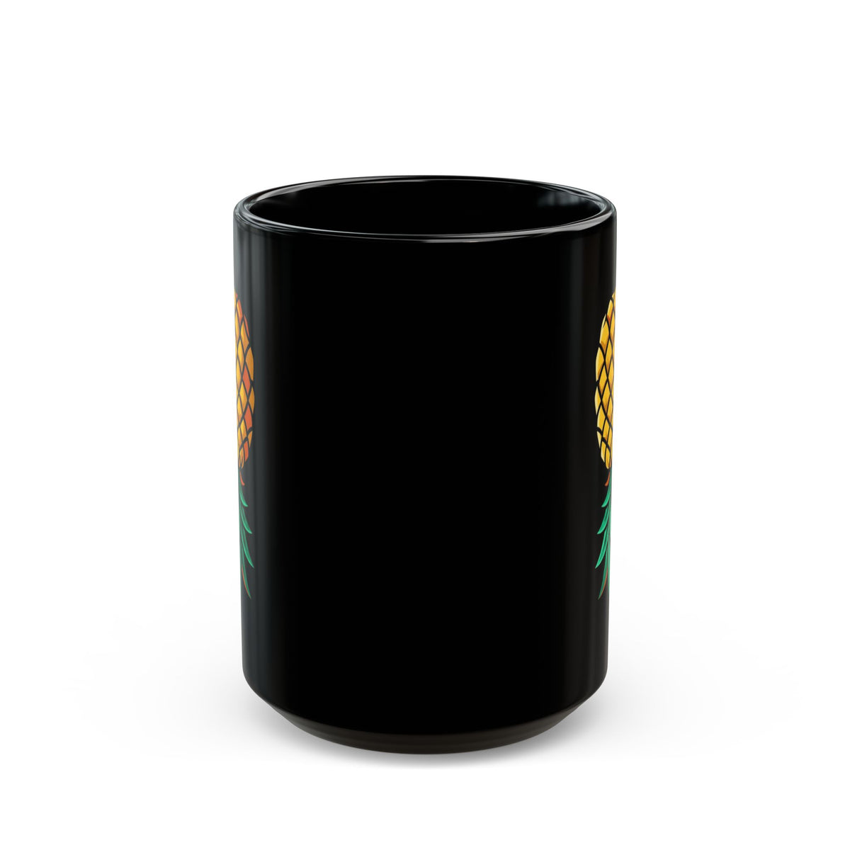 "Good Eating" Black Ceramic Mug — Graphic