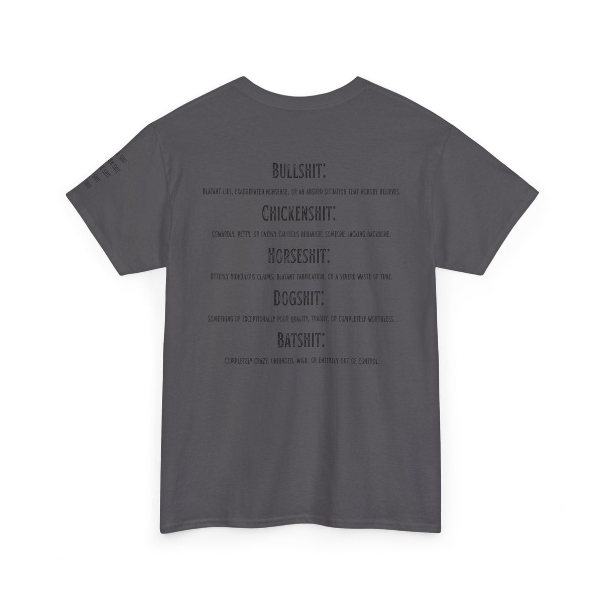 "Types of Shit" Premium Graphic Tee