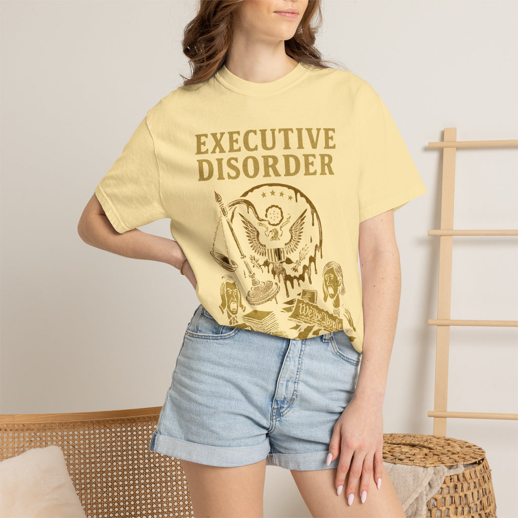 "Executive Disorder" Unisex Garment-Dyed T-shirt