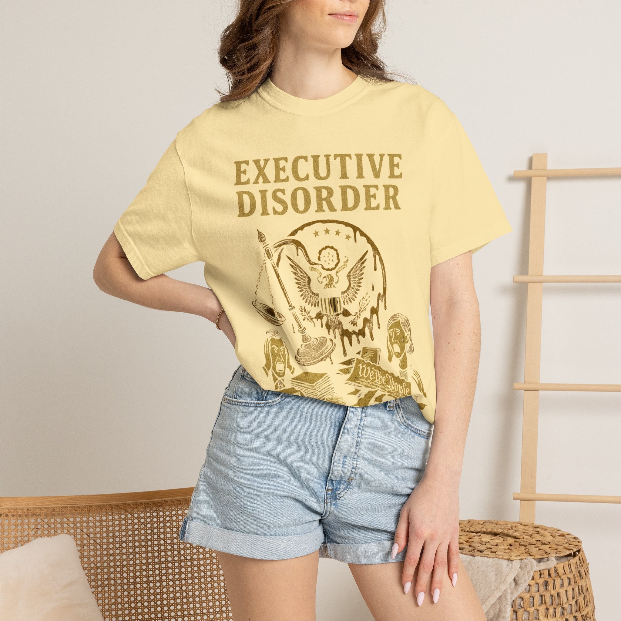 "Executive Disorder" Unisex Garment-Dyed T-shirt