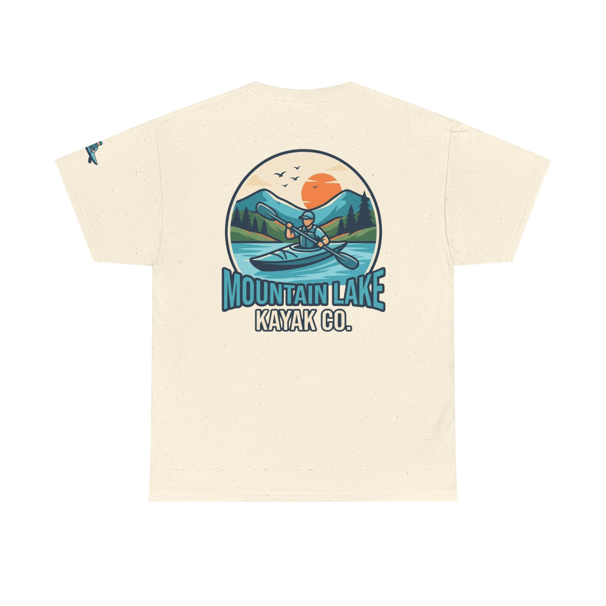 Color: Natural | Mountain Lake Kayak Premium Graphic Tee