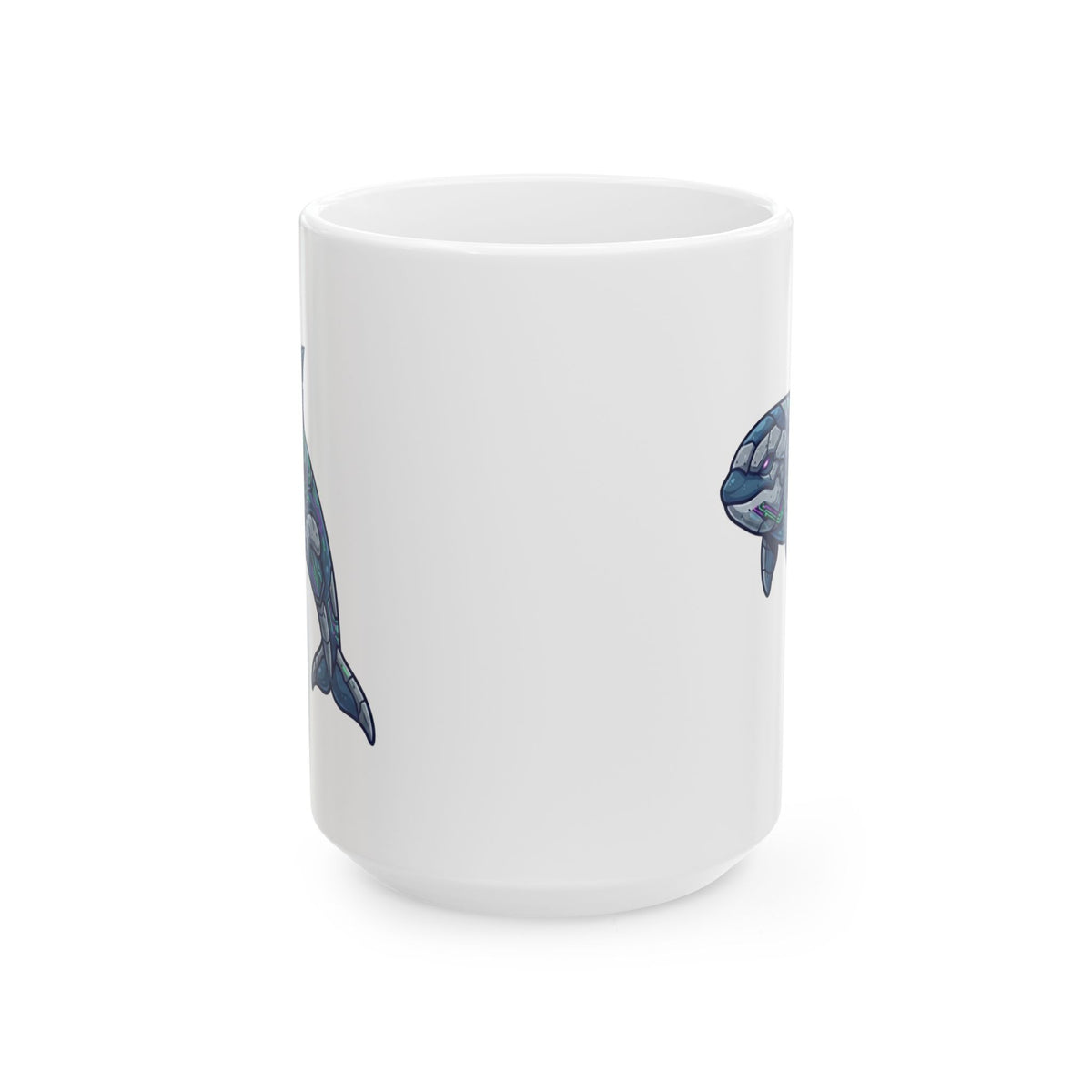 "Killer Whale" White Ceramic Mug