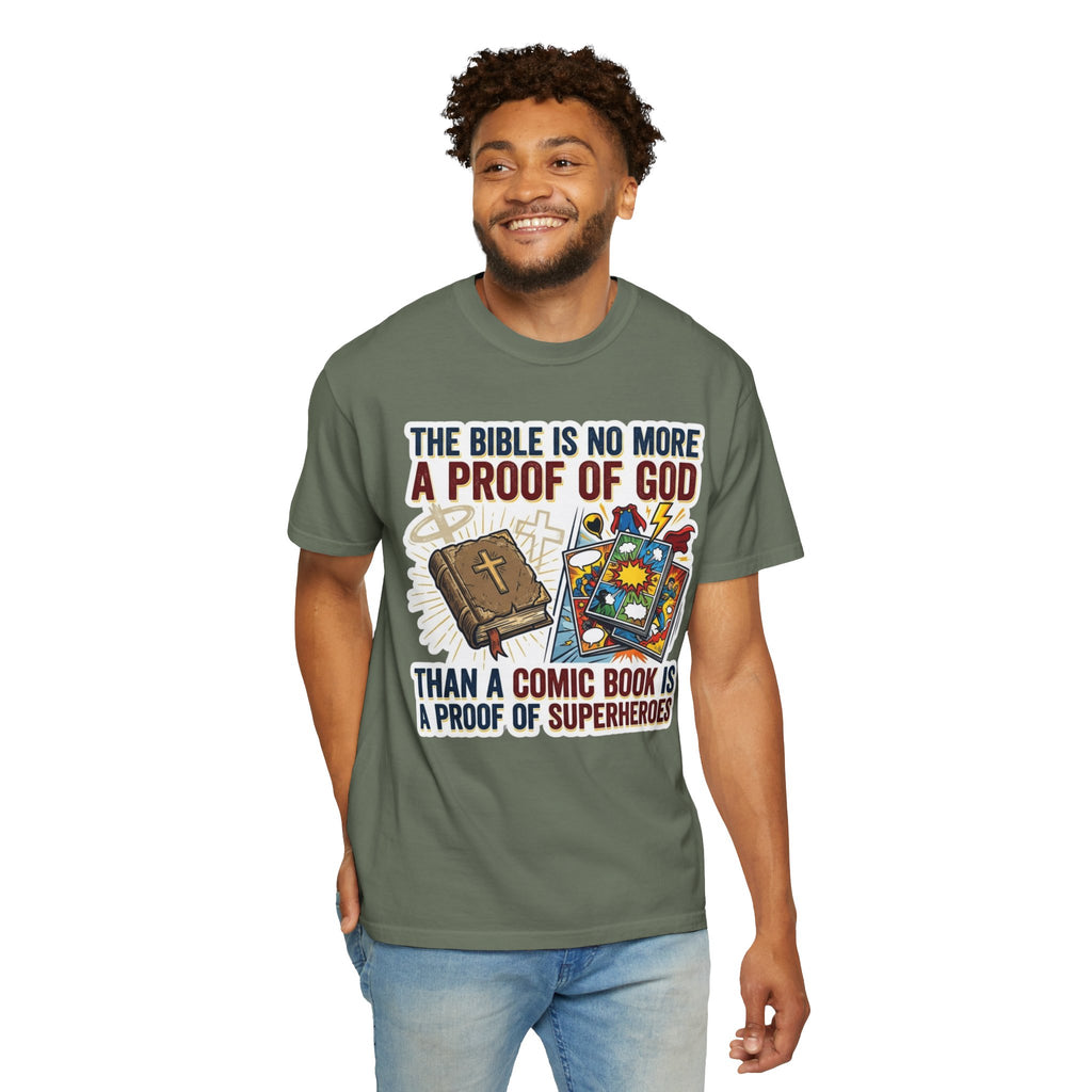 "Bible Proof of Good" Unisex Garment-Dyed Tee