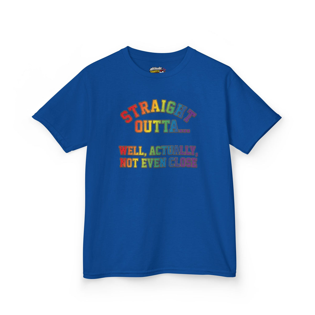 Color: Royal | Straight Outta Not Even Kids Tee