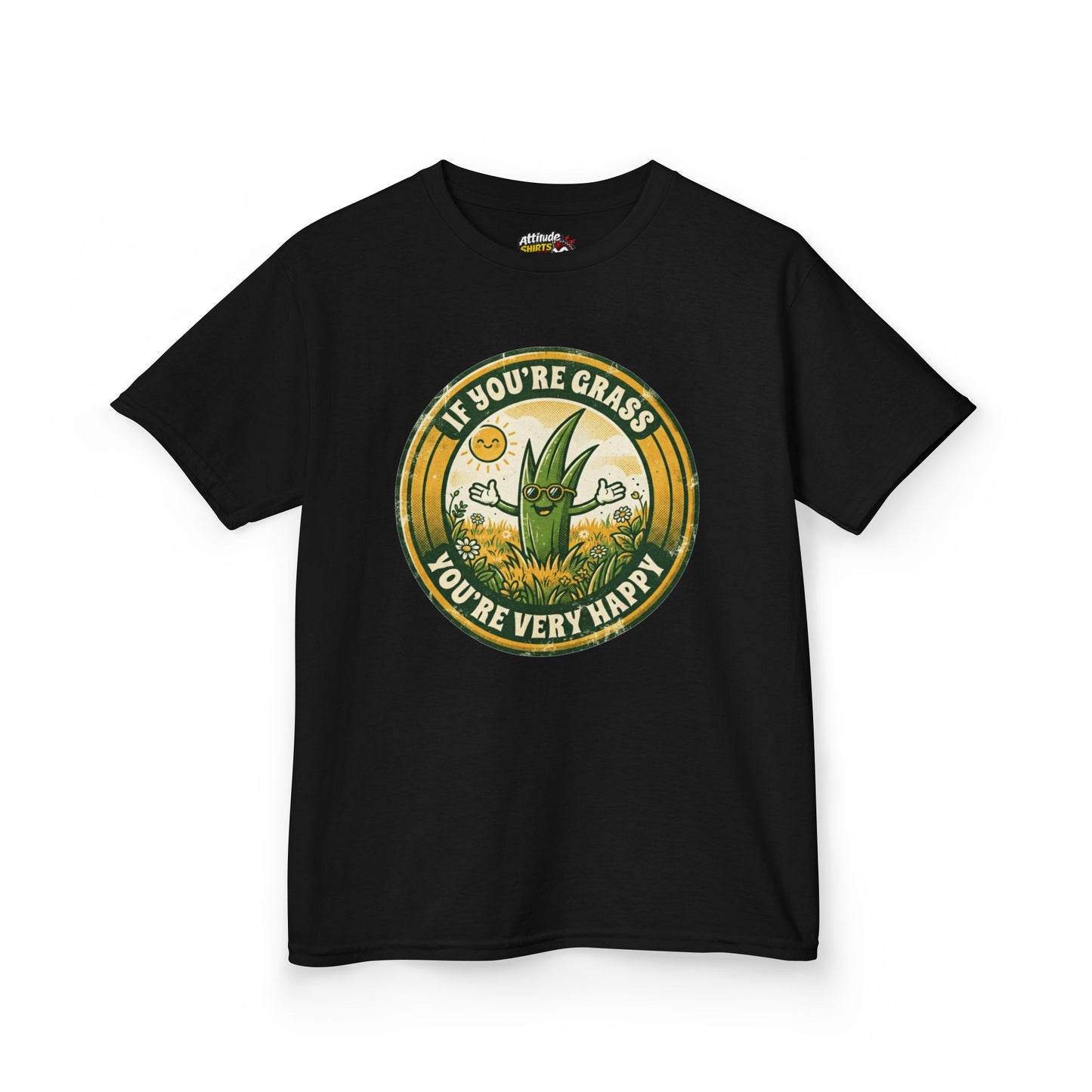 "If You're Grass You're Very Happy" Kids Tee