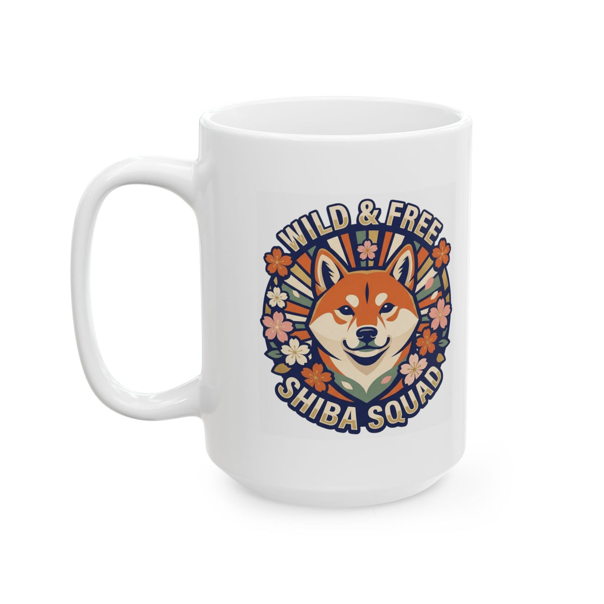 "Shiba Squad" White Ceramic Mug