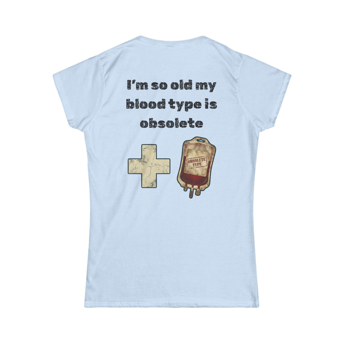 Color: Light Blue | Blood Type Women's Tee