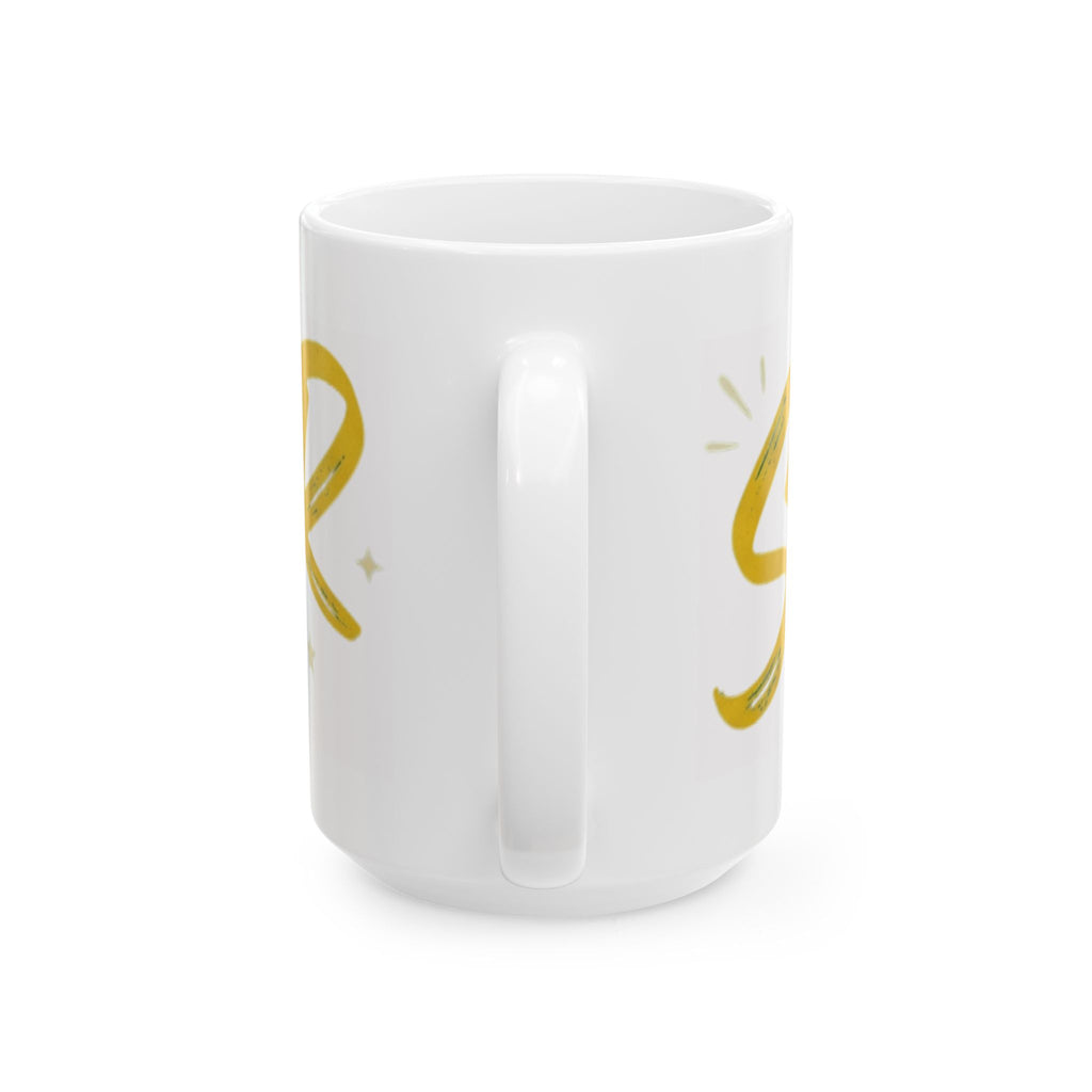"Swear And Try Again" White Ceramic Mug — Graphic
