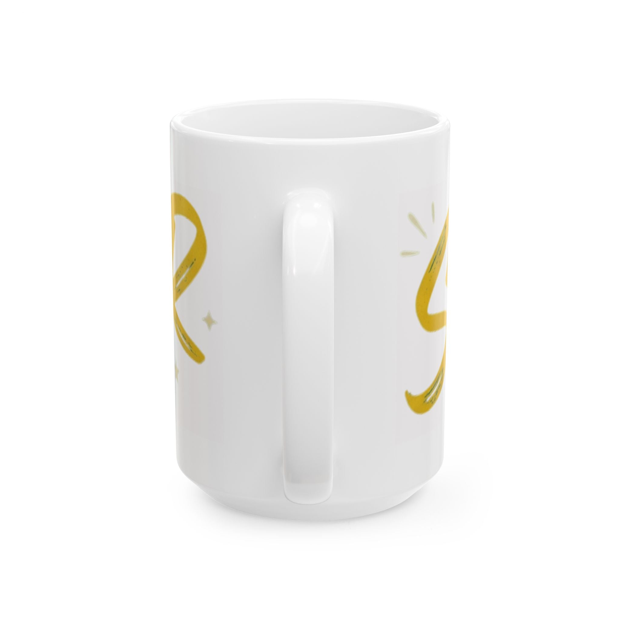 "Swear And Try Again" White Ceramic Mug — Graphic