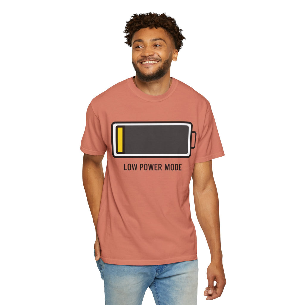 "Low Power Mode" Unisex Garment-Dyed Tee