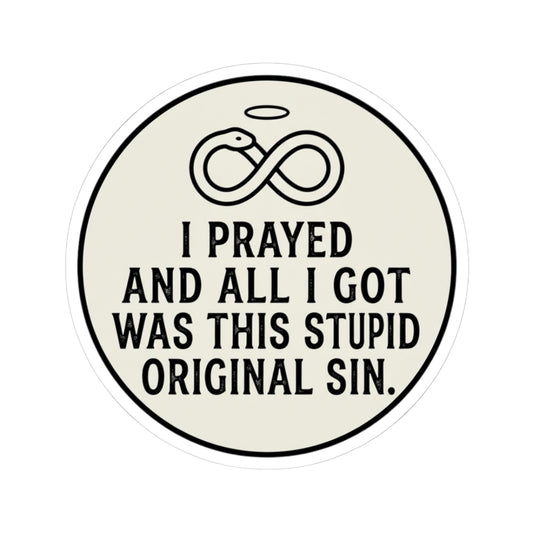 "Good Book Series Original Sin" Sticker — Main