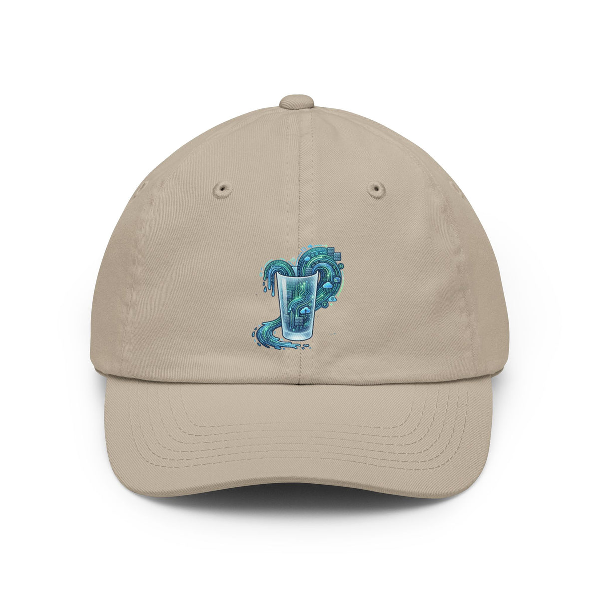 Color: Stone | Glass of Data Dad Hat