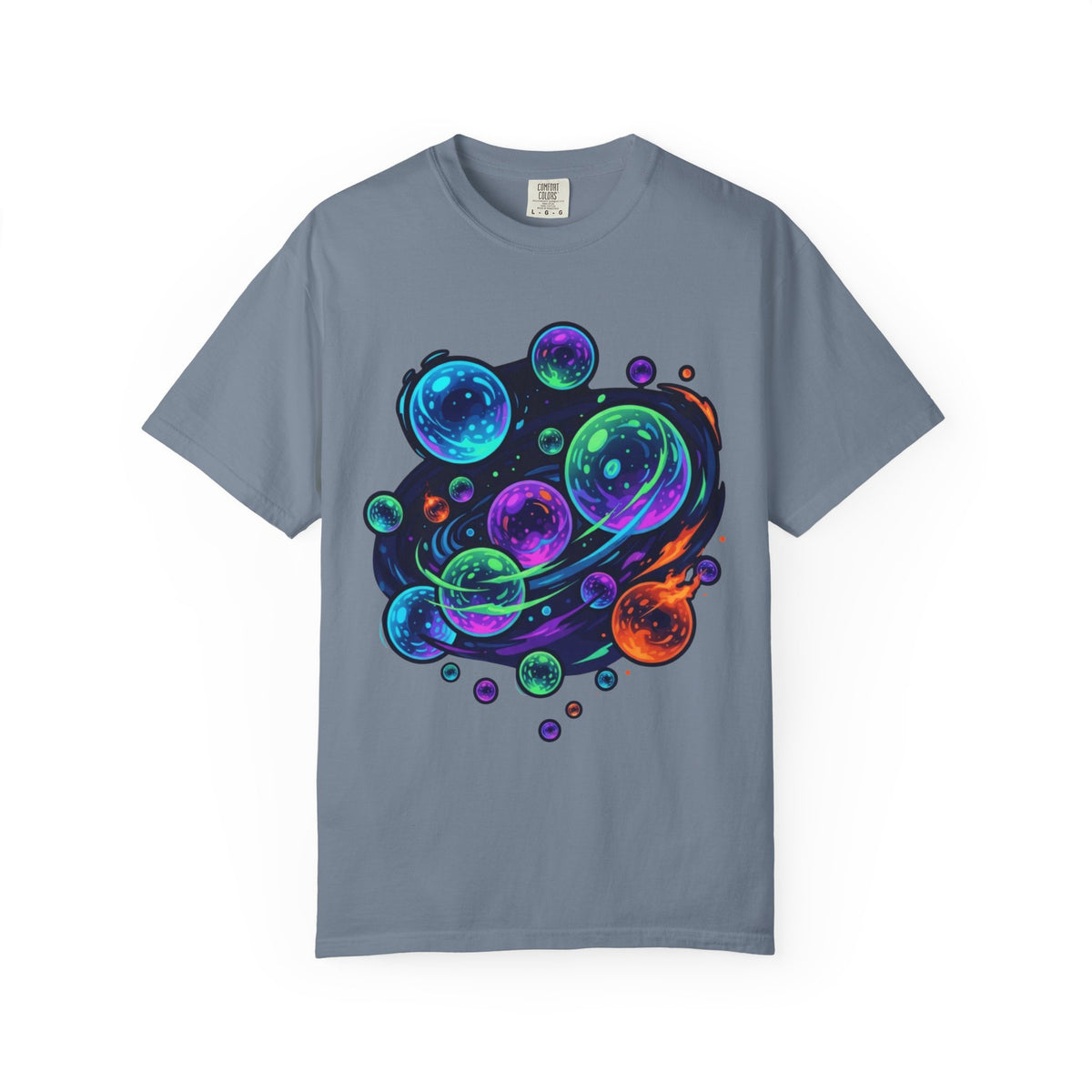Color: Blue Jean | MinMin Lights (Australian Folklore) Unisex Garment-Dyed Tee