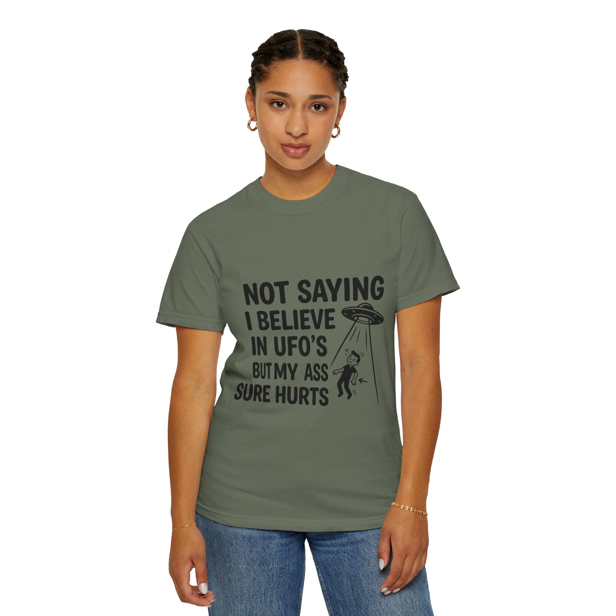 "UFO's" Unisex Garment-Dyed Tee