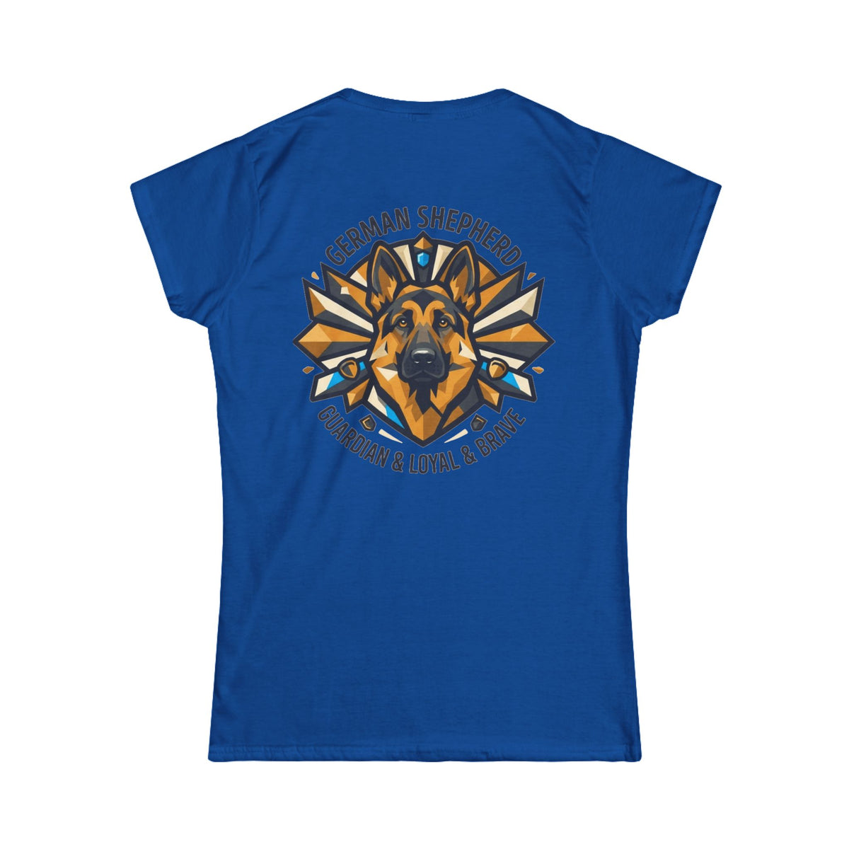 "German Shepherd Guardian Loyal Brave" Women's Tee