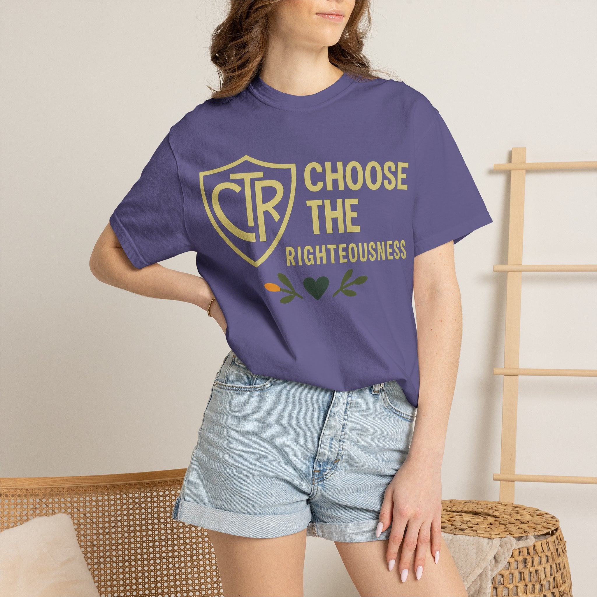 "CTR: Choose the Righteousness" Unisex Garment-Dyed T-shirt