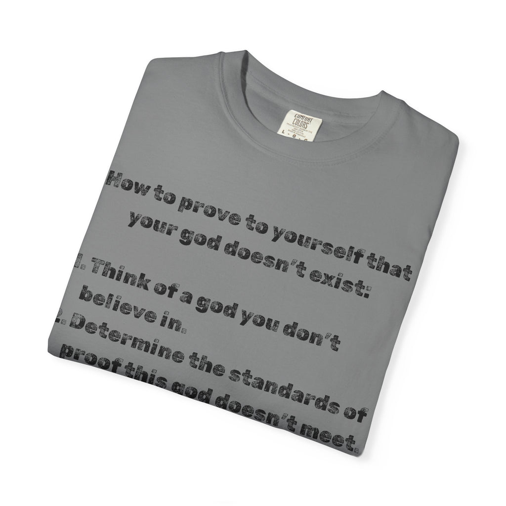 "Divine Double Standard" Unisex Garment-Dyed T-shirt