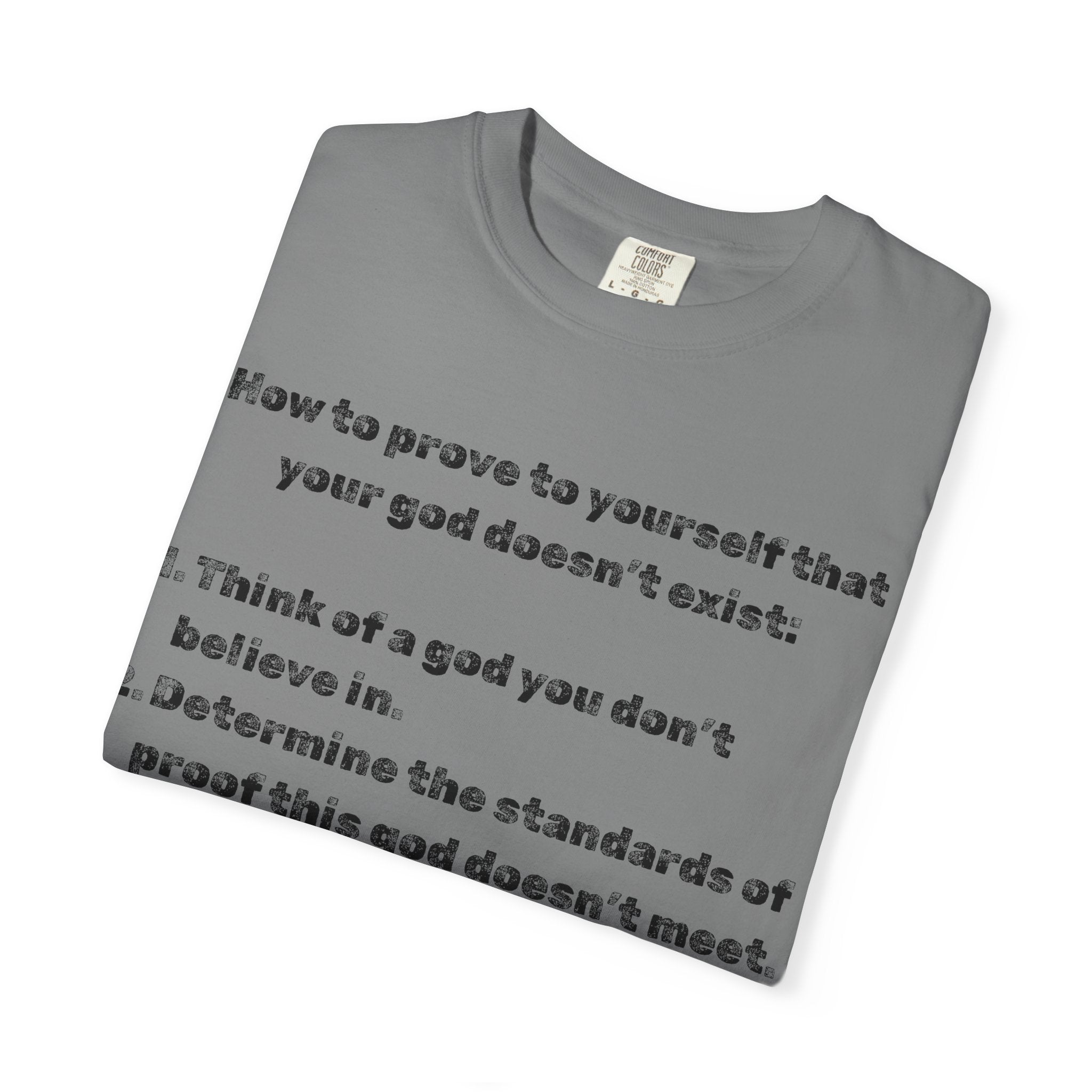 "Divine Double Standard" Unisex Garment-Dyed T-shirt