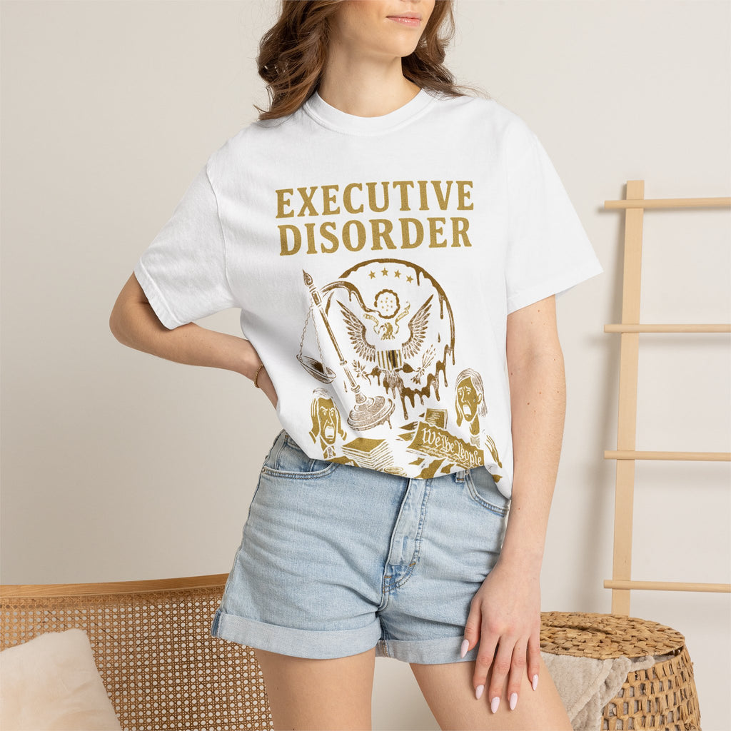 "Executive Disorder" Unisex Garment-Dyed T-shirt