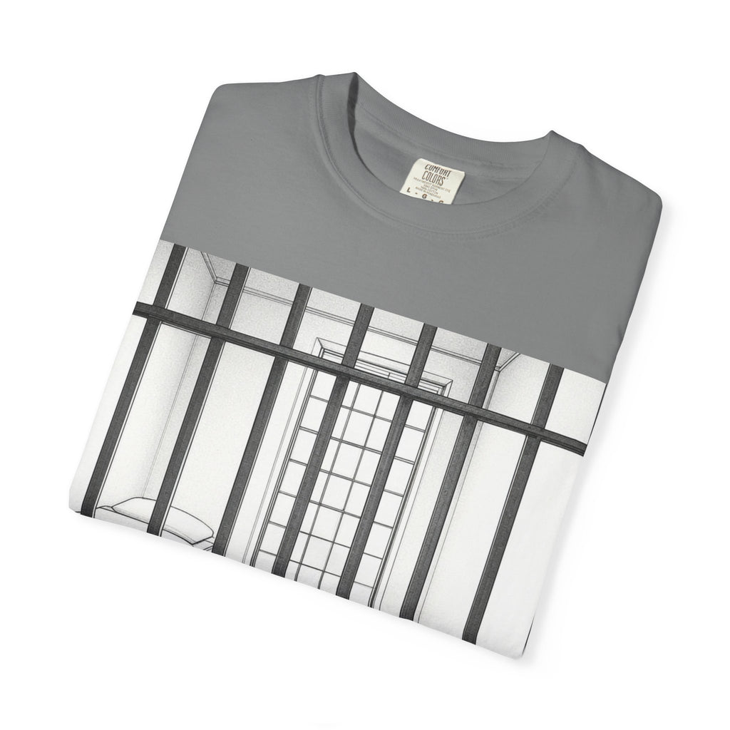 "86-47 Jail Cell" Unisex Garment-Dyed T-shirt