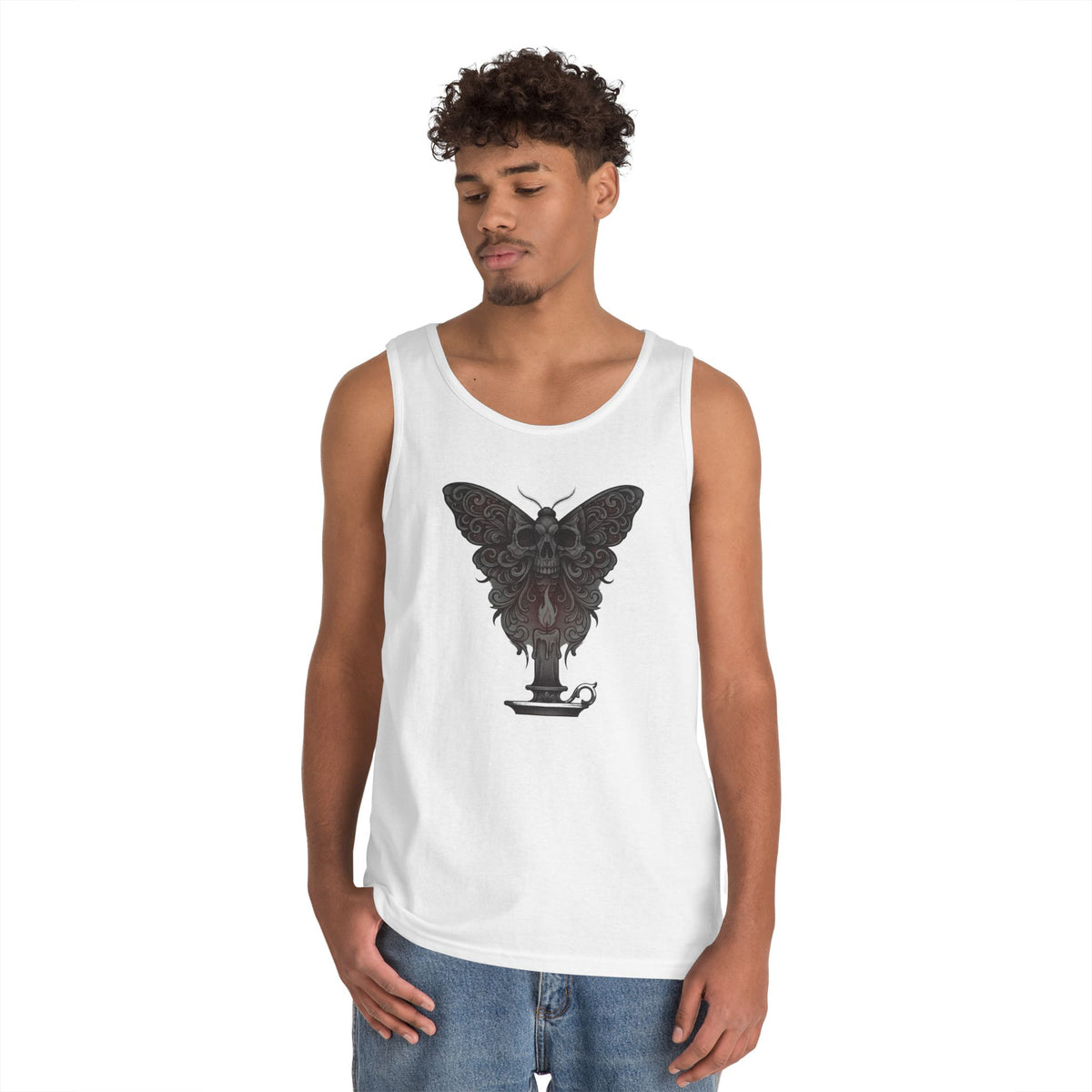 "Skeleton Moth" Tank Top