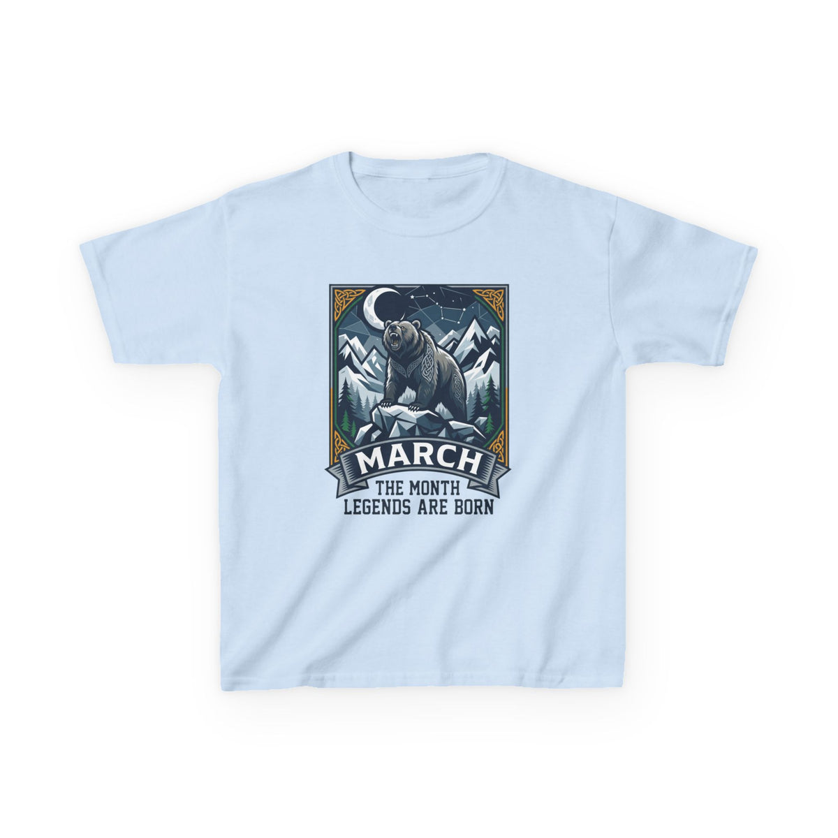 Color: Light Blue | March Legend Kids Tee