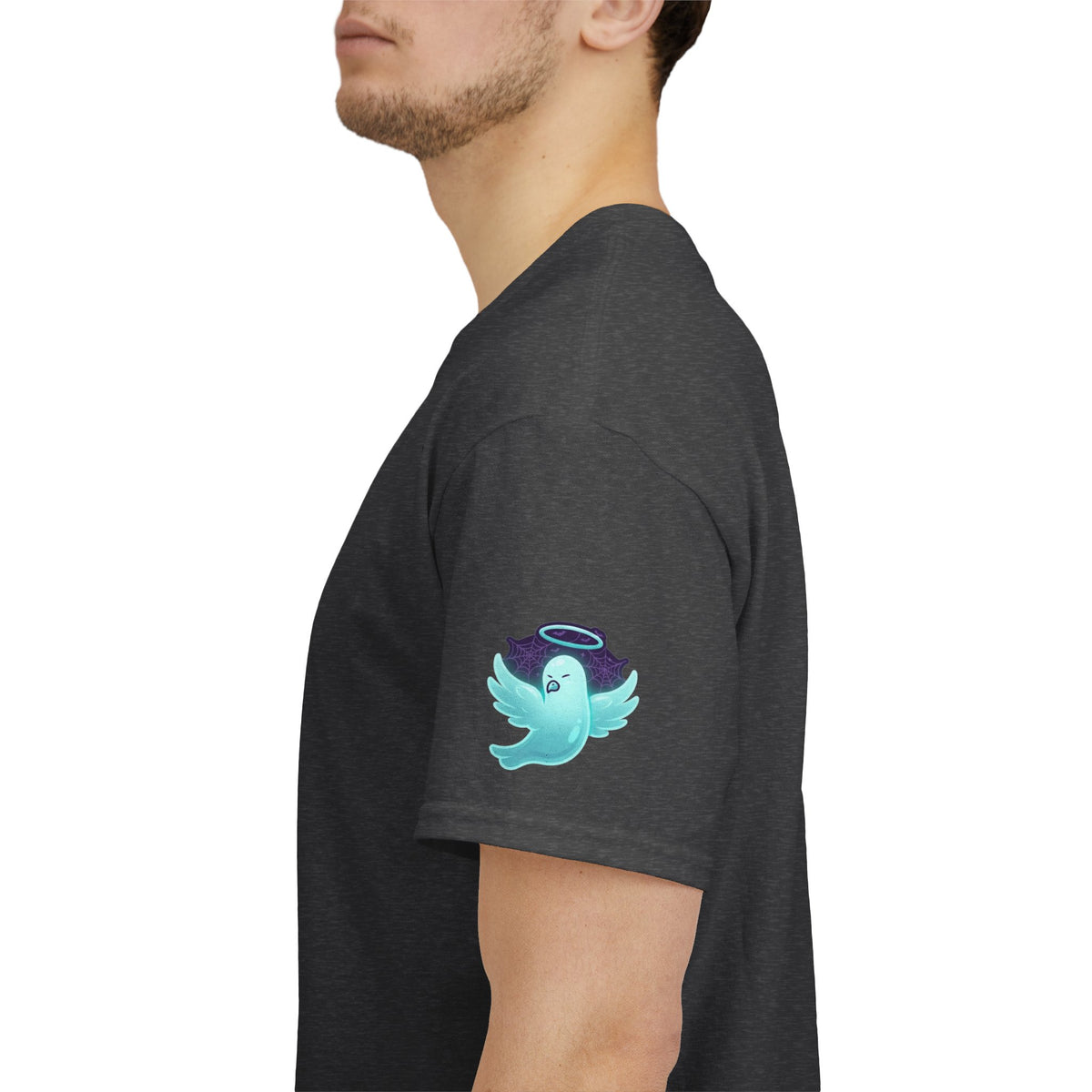 Color: Dark Heather | Holy Spirit of Halloween Premium Graphic Tee