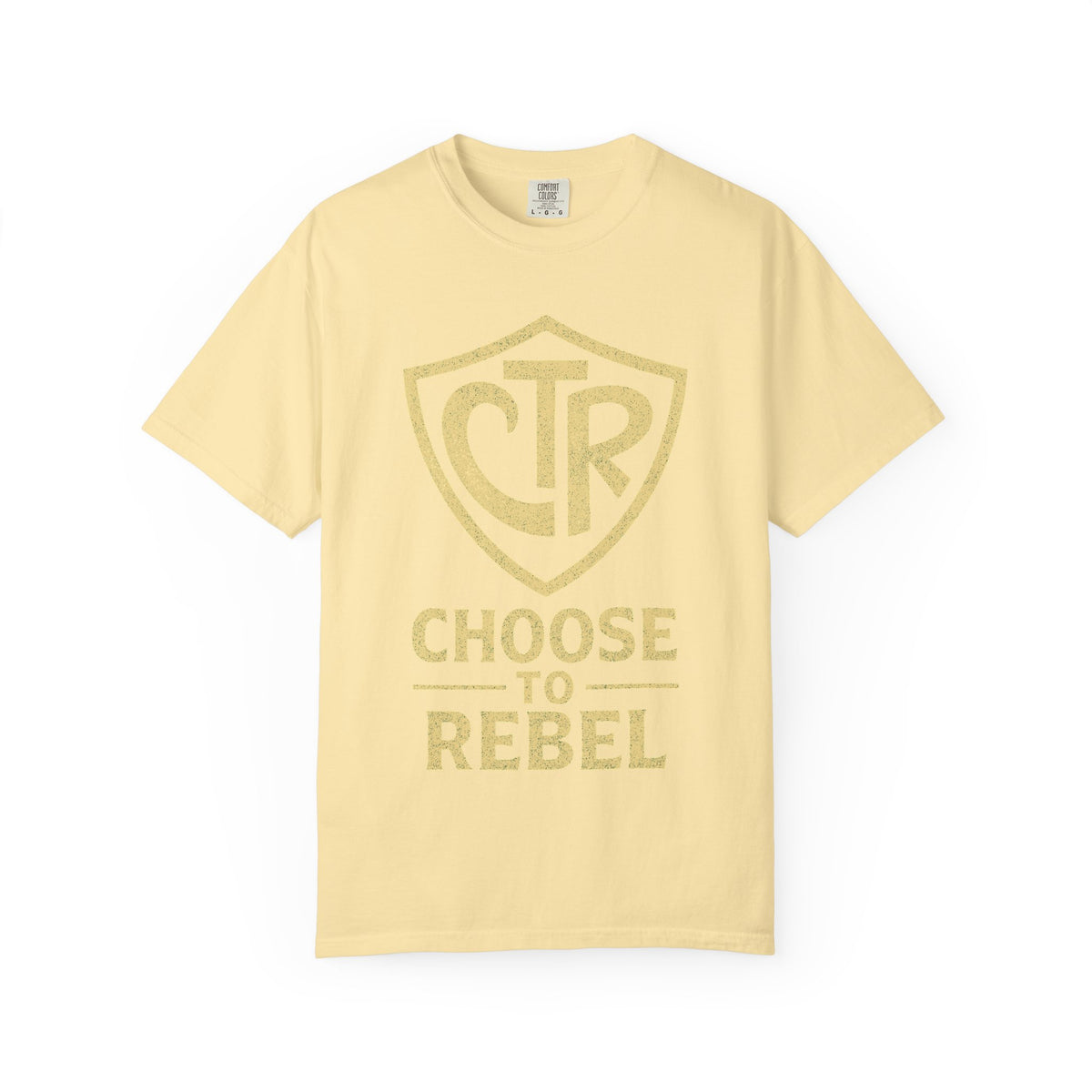 Color: Banana | CTR: Choose to Rebel Unisex Garment-Dyed T-shirt
