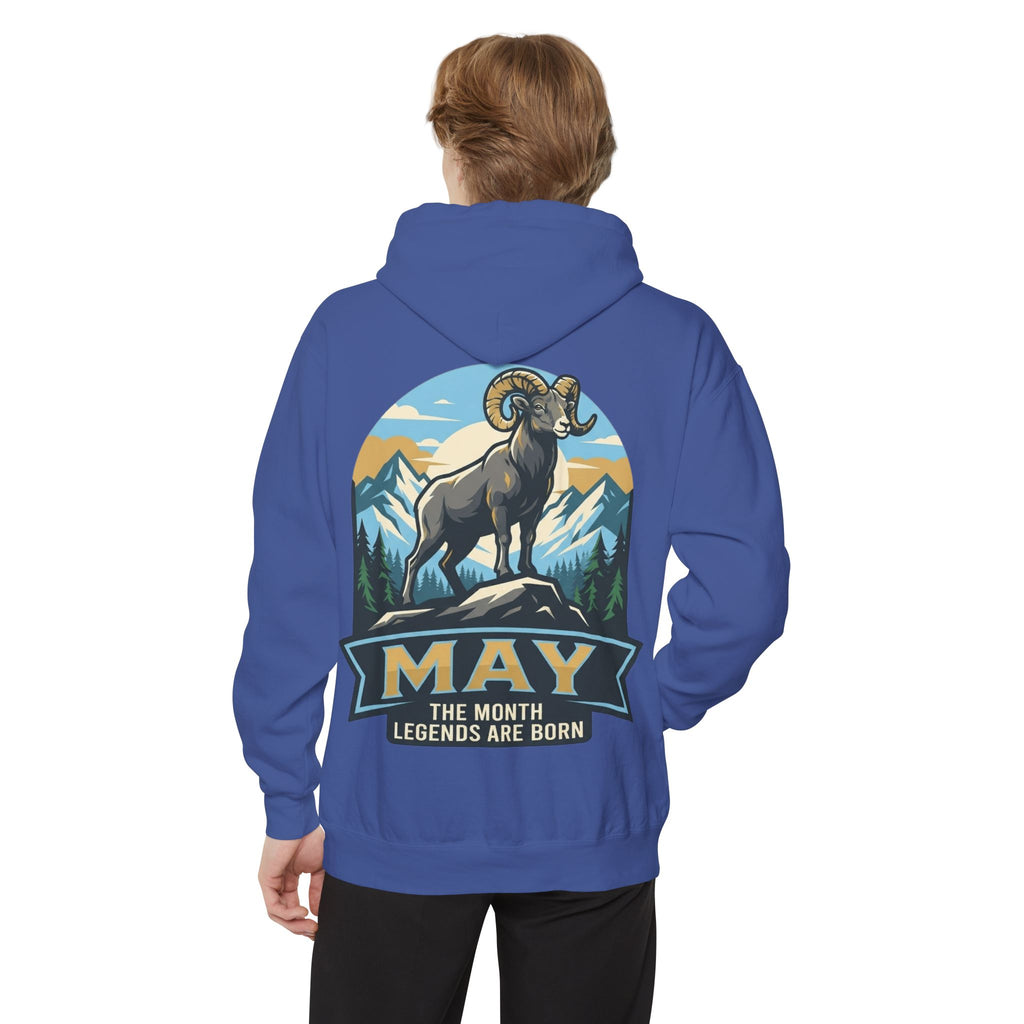 "May Legend" Garment-Dyed Hoodie