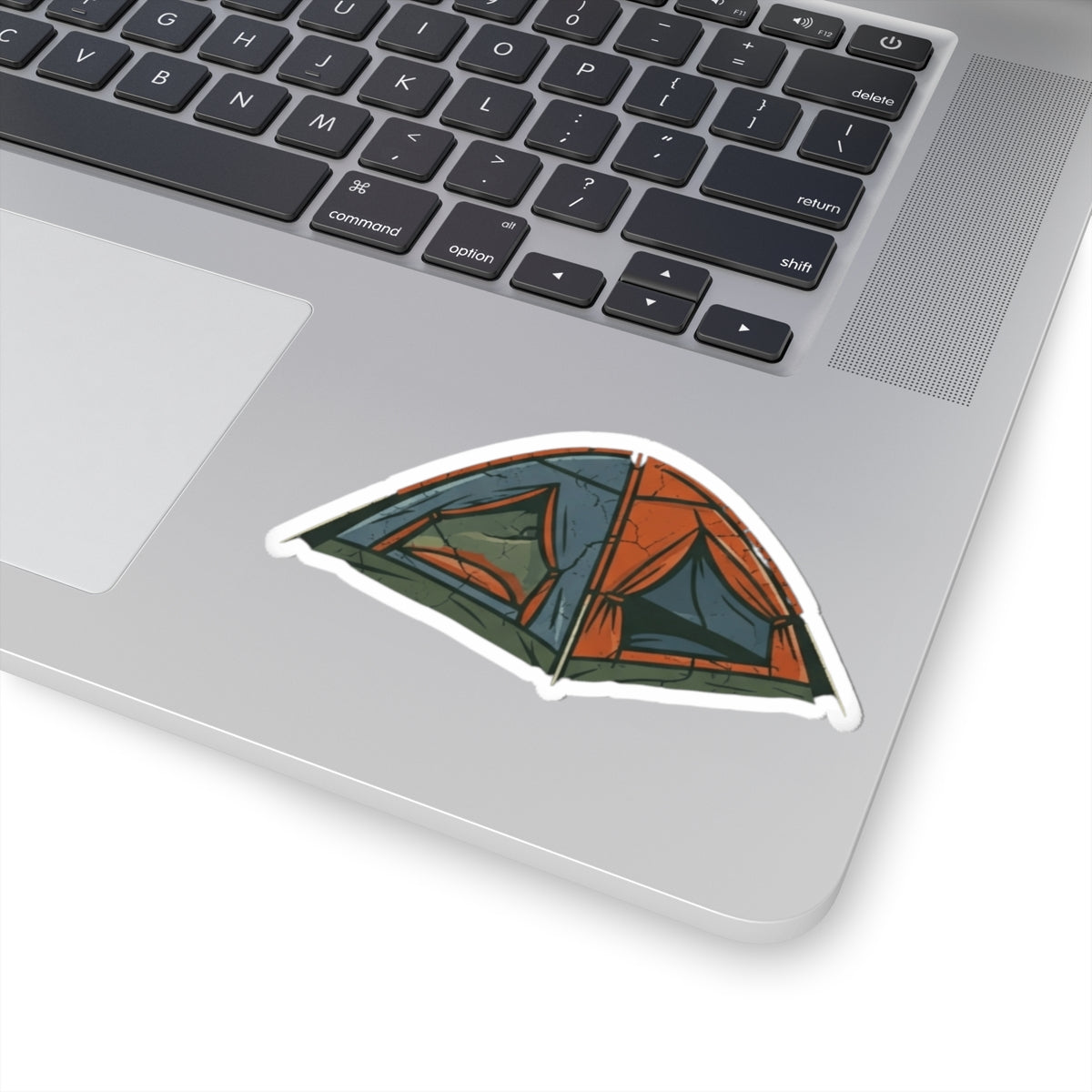 "Pitching A Tent Is My Only Cardio" Sticker