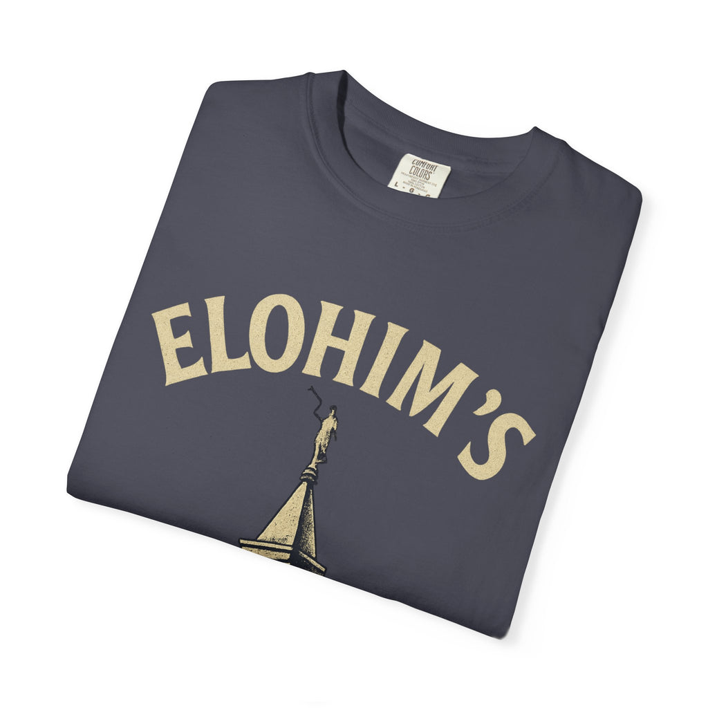 "Elohim's Favorite Apostate" Unisex Garment-Dyed T-shirt