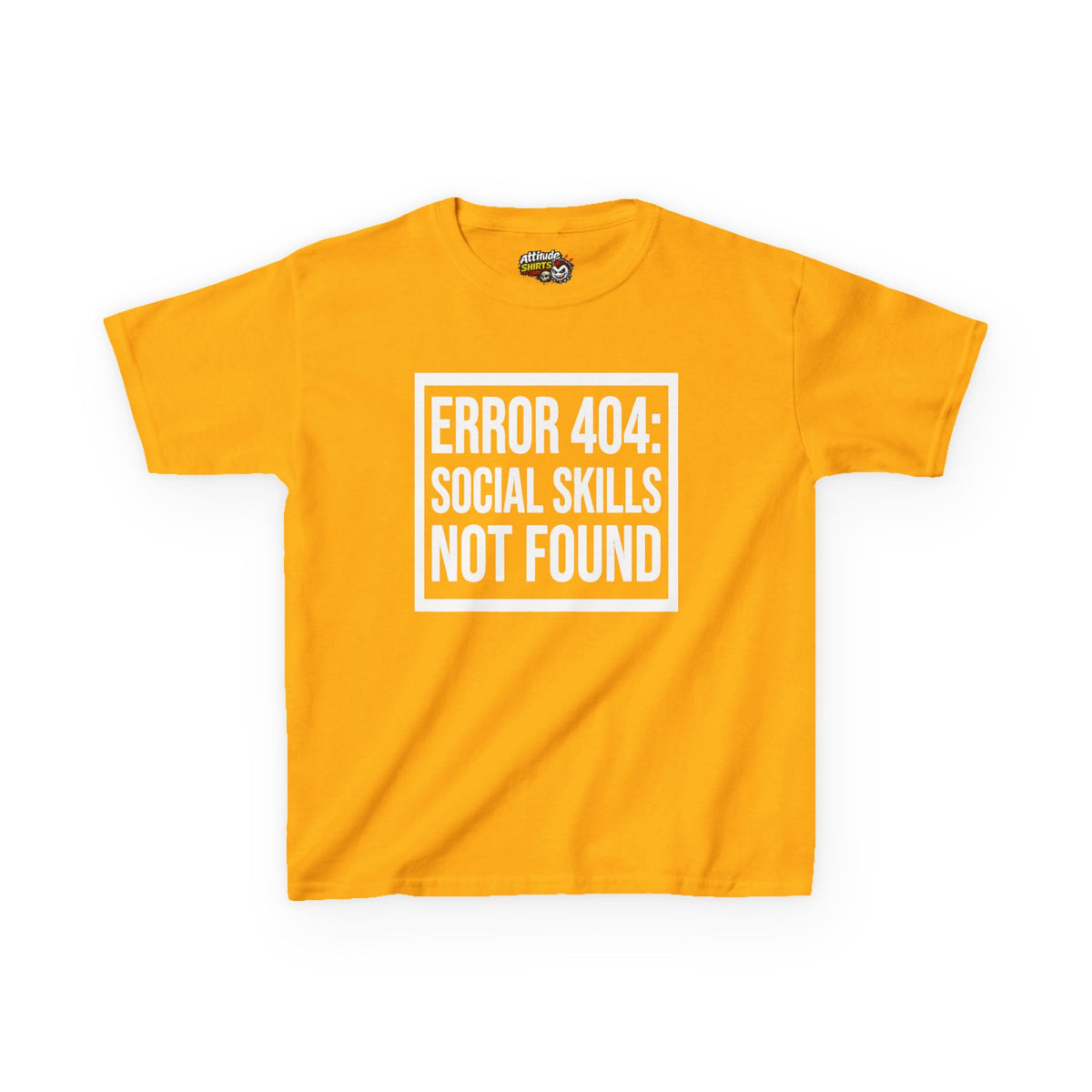 "Social Skills Not Found" Kids Tee