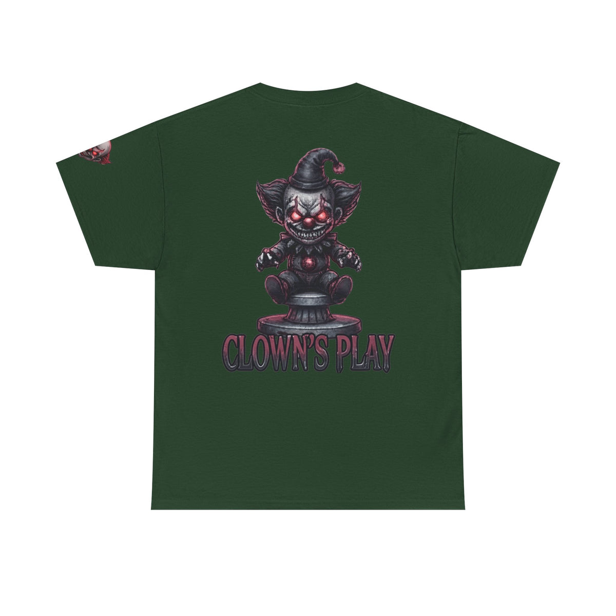 Color: Forest Green | Clown Play Premium Graphic Tee