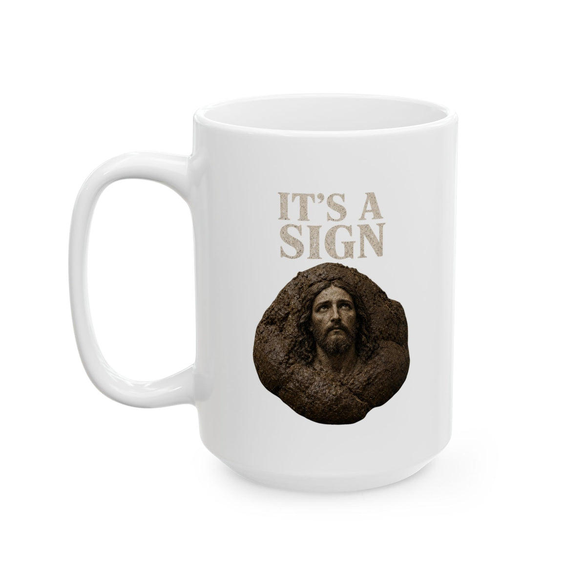 "Good Book Series It's a Sign" White Ceramic Mug — Graphic