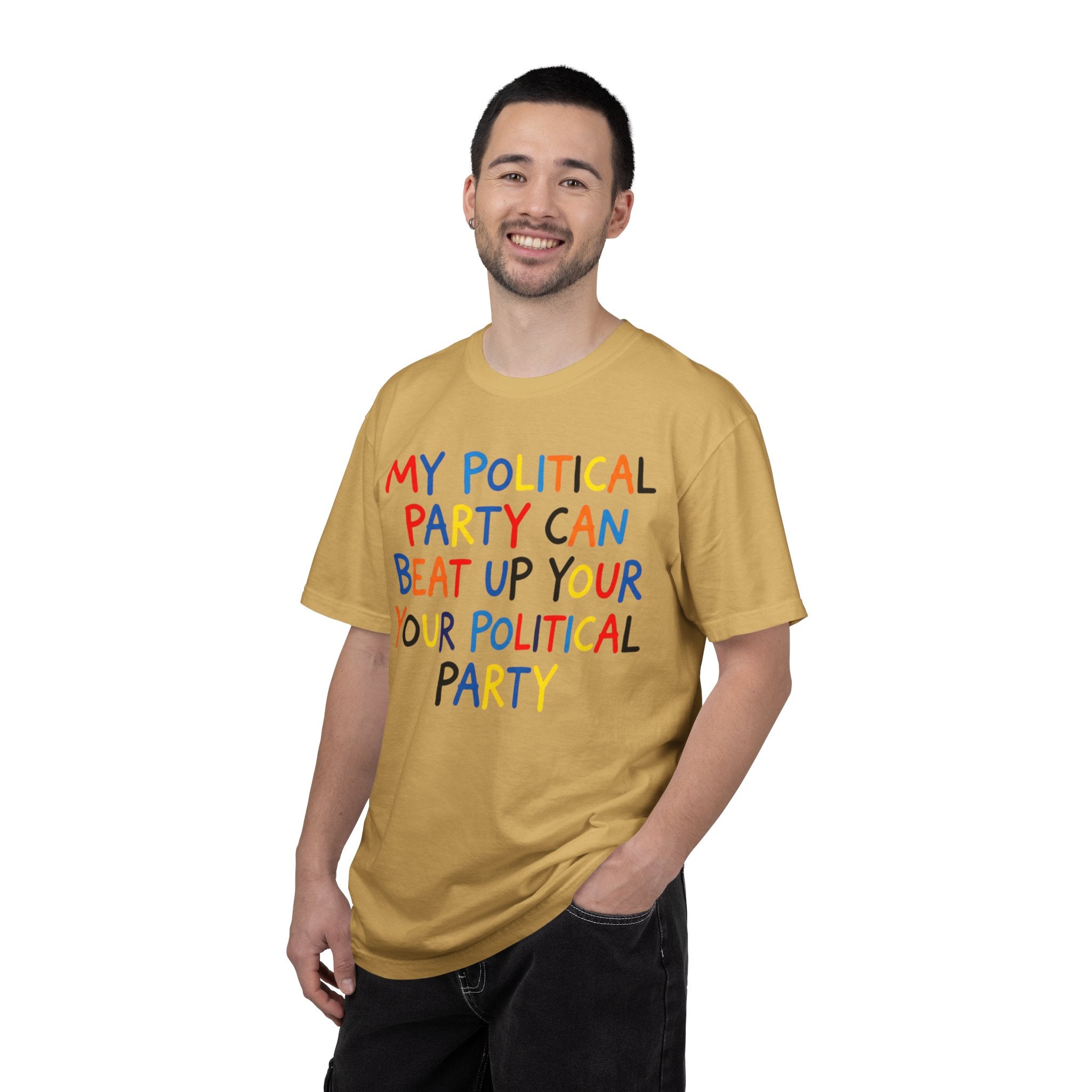 "Political Parties" Unisex Garment-Dyed Tee